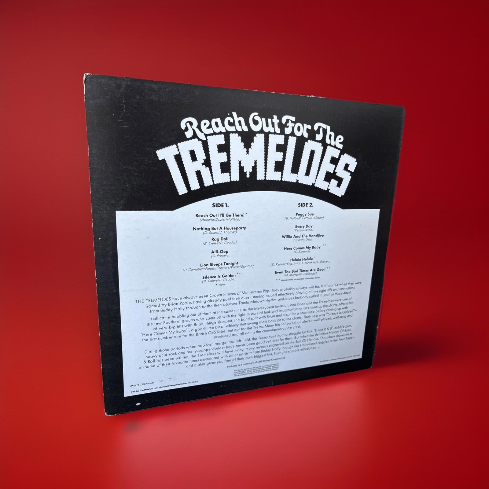 Reach out for the Tremeloes - 12" 33rpm Vintage Vinyl LP Record Album Excellent