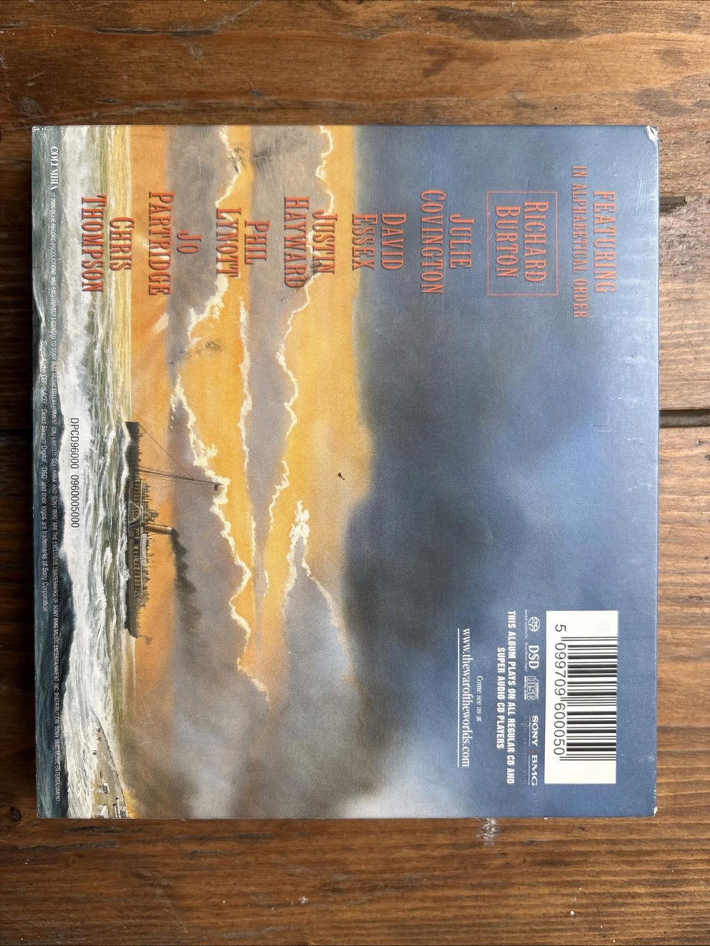 The War of the Worlds [2005 Bonus Track] by Jeff Wayne (CD, 2005)