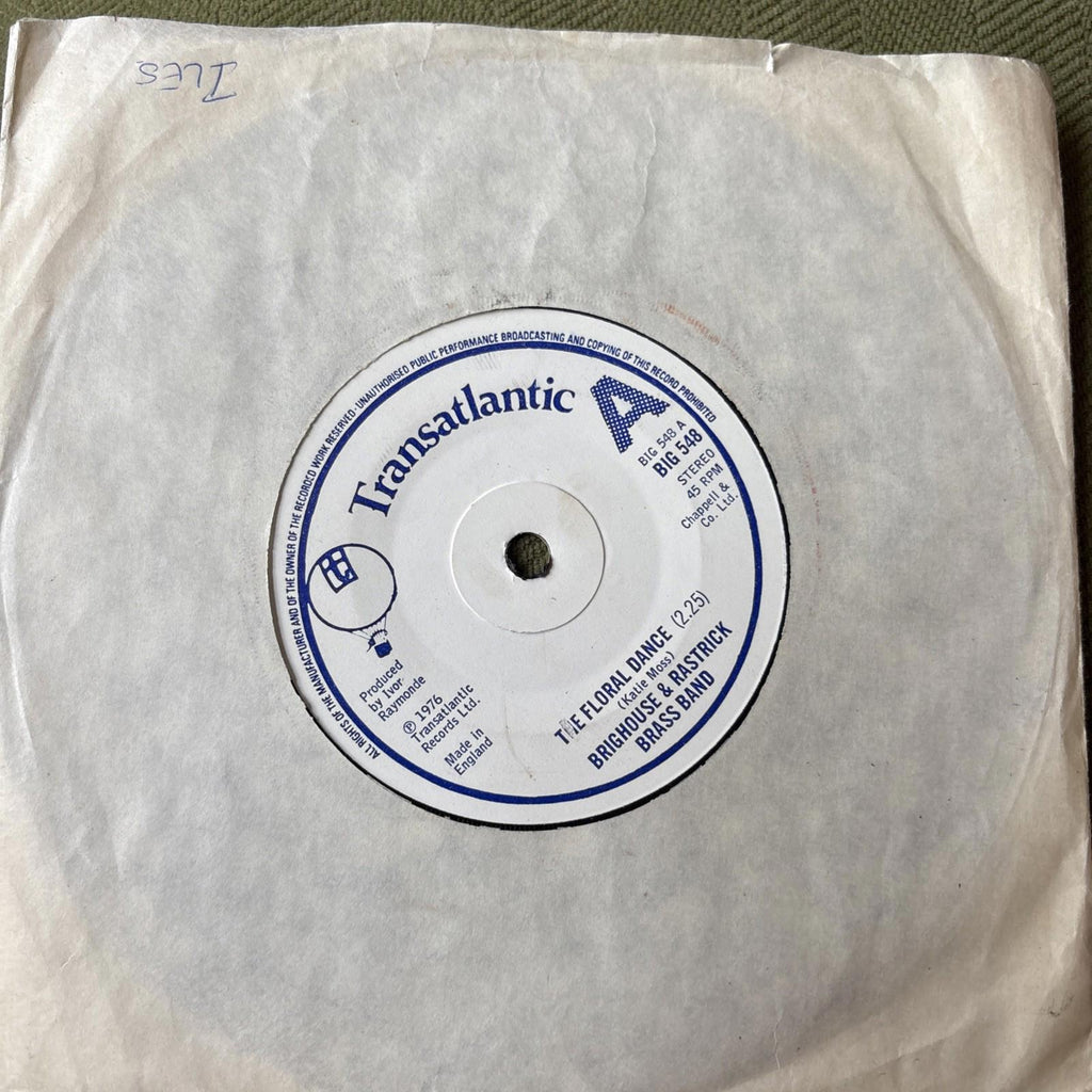 Brighouse & Rastrick Brass Band - The Floral Dance - Vinyl Record 7" Single 1976