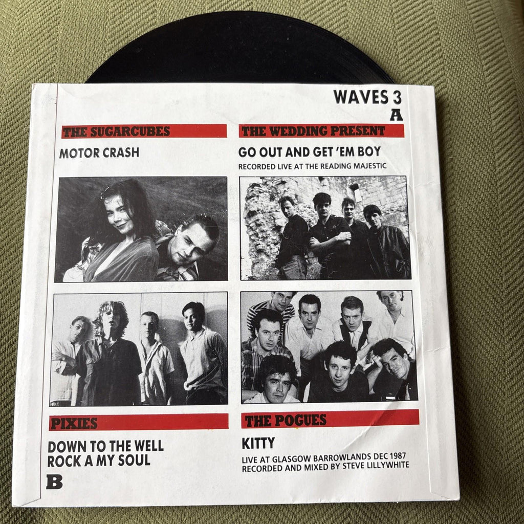 Sounds Waves 3: The Sugarcubes Pixies Wedding Present Pogues 7" Vinyl 1988