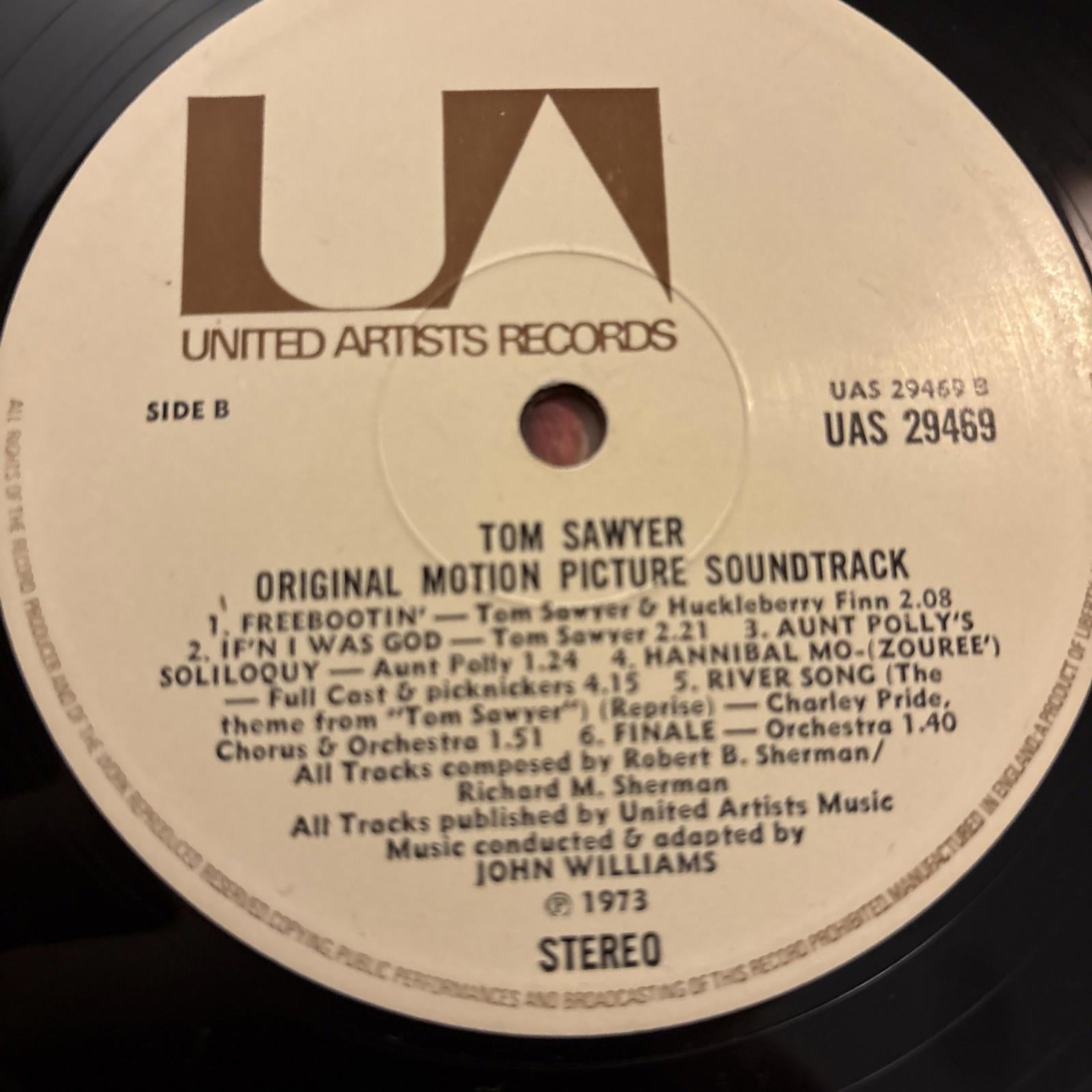 A Musical Adaption of Mark Twains Tom Sawyer Vinyl LP UAS29469 1973 A P Jacob’s