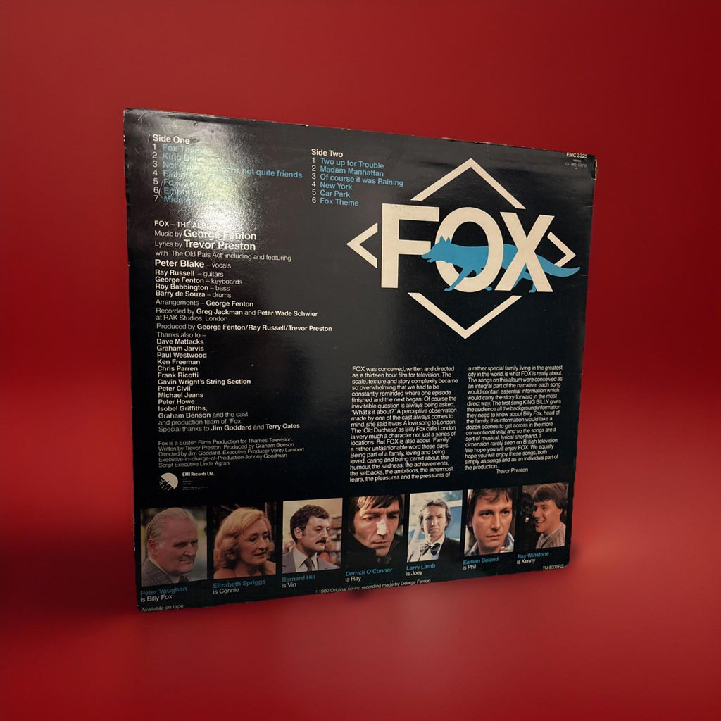 Fox The Album 1980 EMI TV series Soundtrack EMI vinyl LP George Fenton