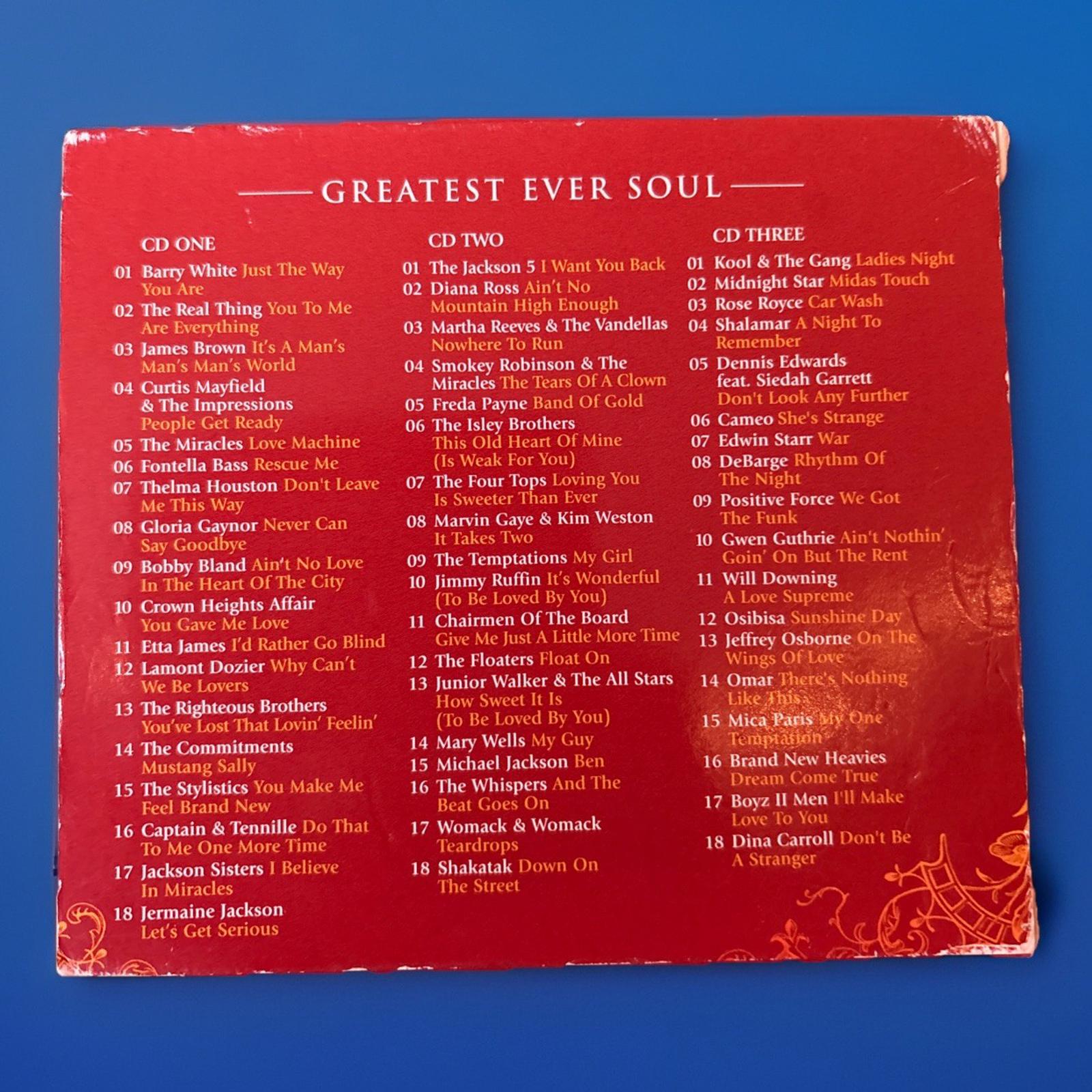Various Artists - Triple CD - Soul (Greatest Ever, 2006)