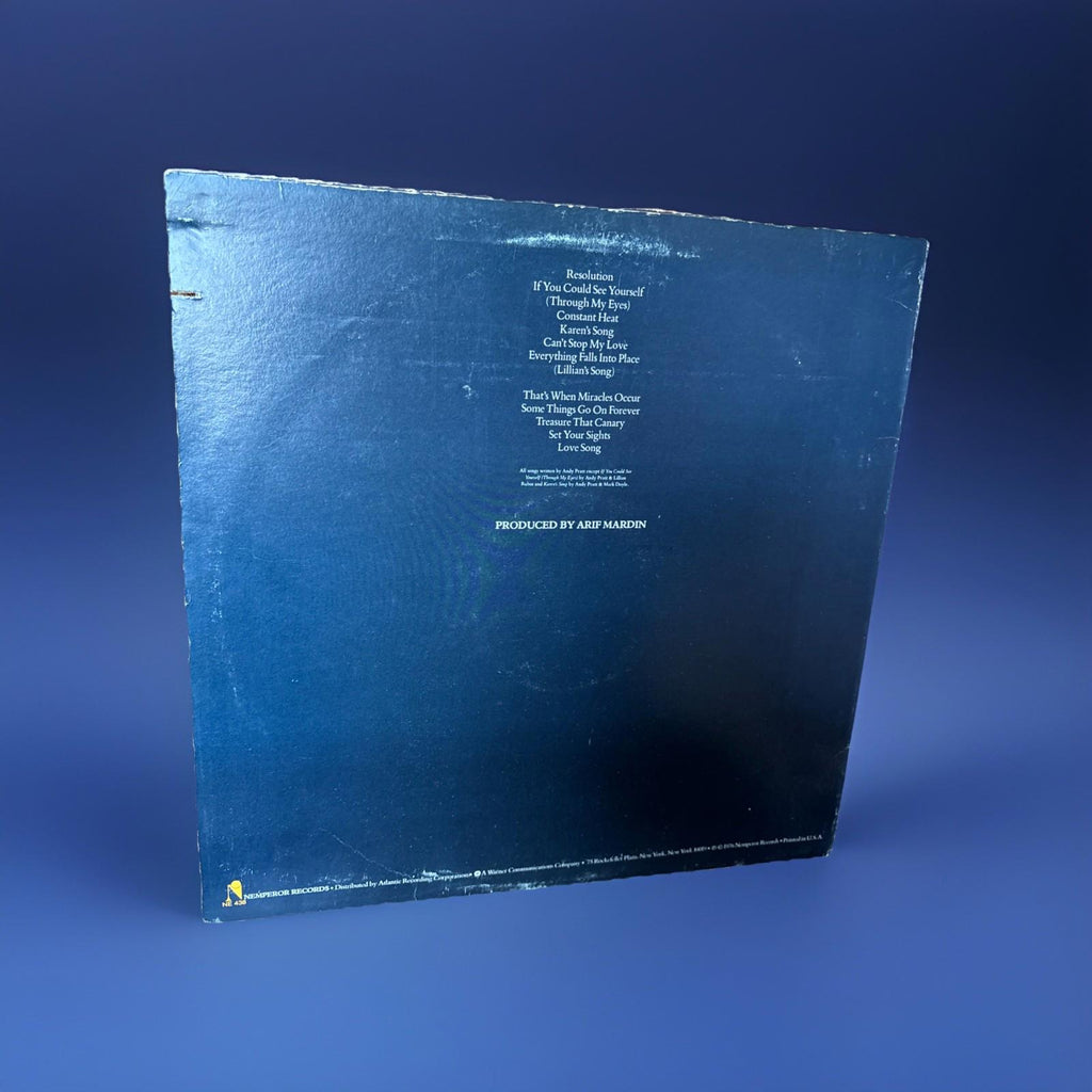 Andy Pratt - Resolution 12" Vinyl LP Record Album Excellent Condition