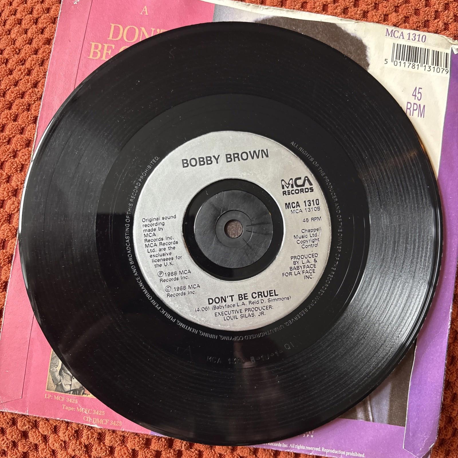 Bobby Brown - Don't Be Cruel - VINYL 7" SINGLE - MCA 1310