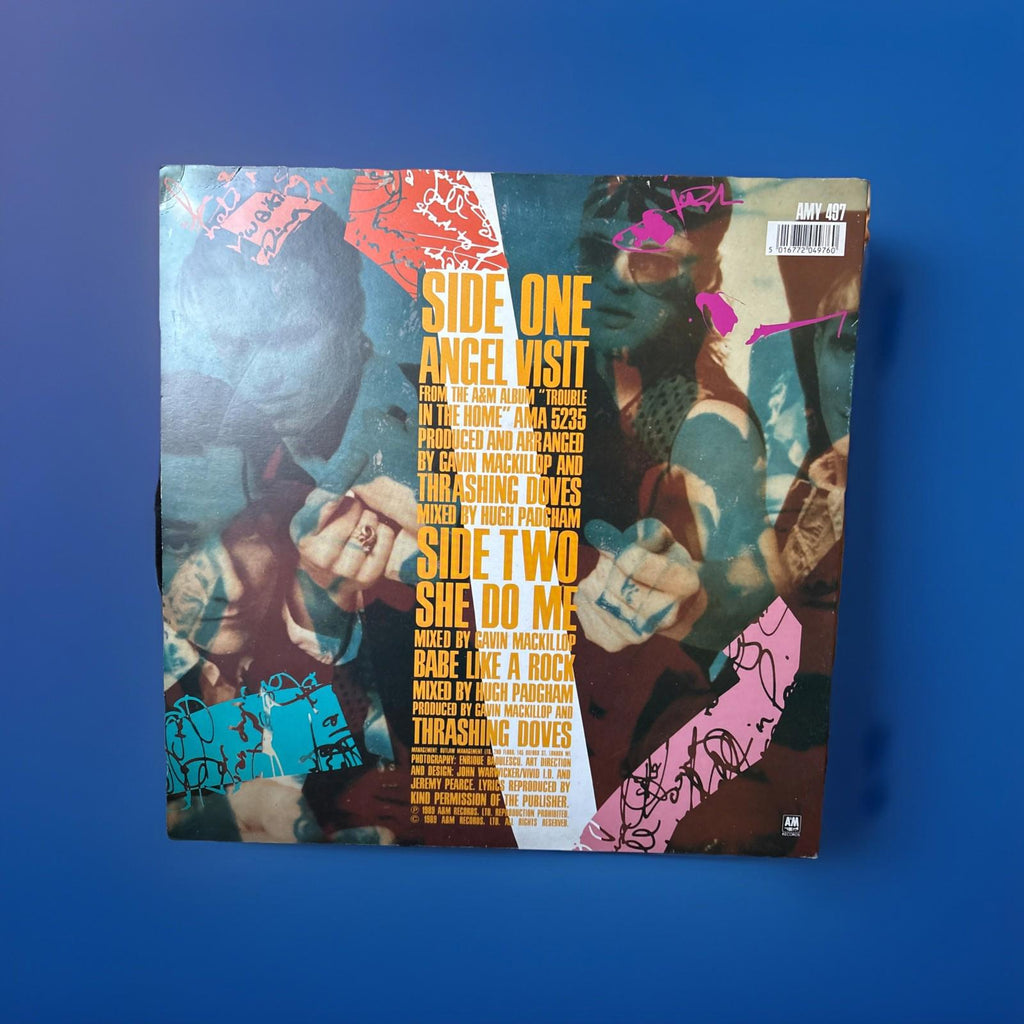 Thrashing Doves Angel Visit 12" vinyl UK A&m 1988 in gatefold sleeve AMY497