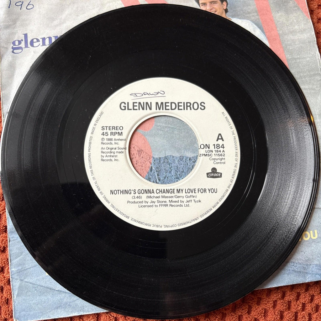 7" Vinyl Single - Glenn Medeiros - Nothing's Gonna Change My Love For You 1988