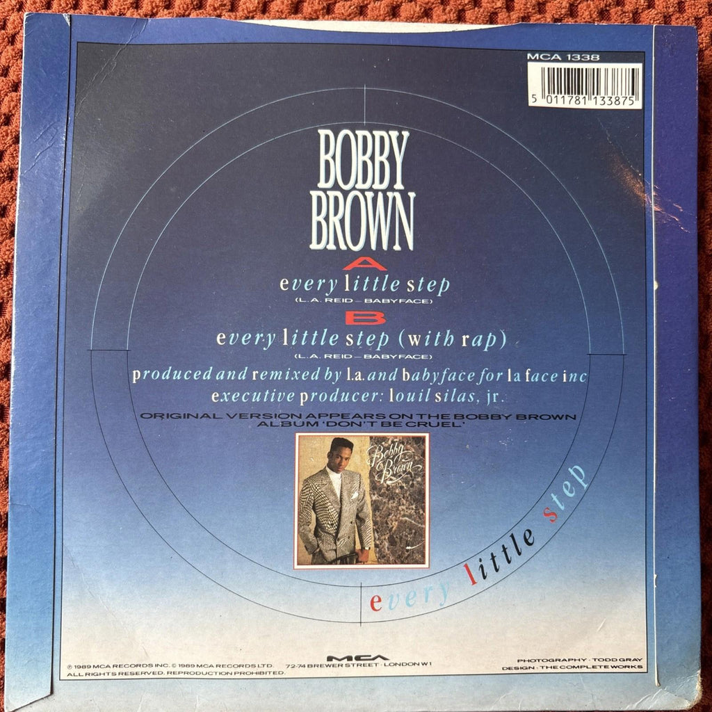 (AE56) Bobby Brown, Every Little Step - 1989 - 7" vinyl