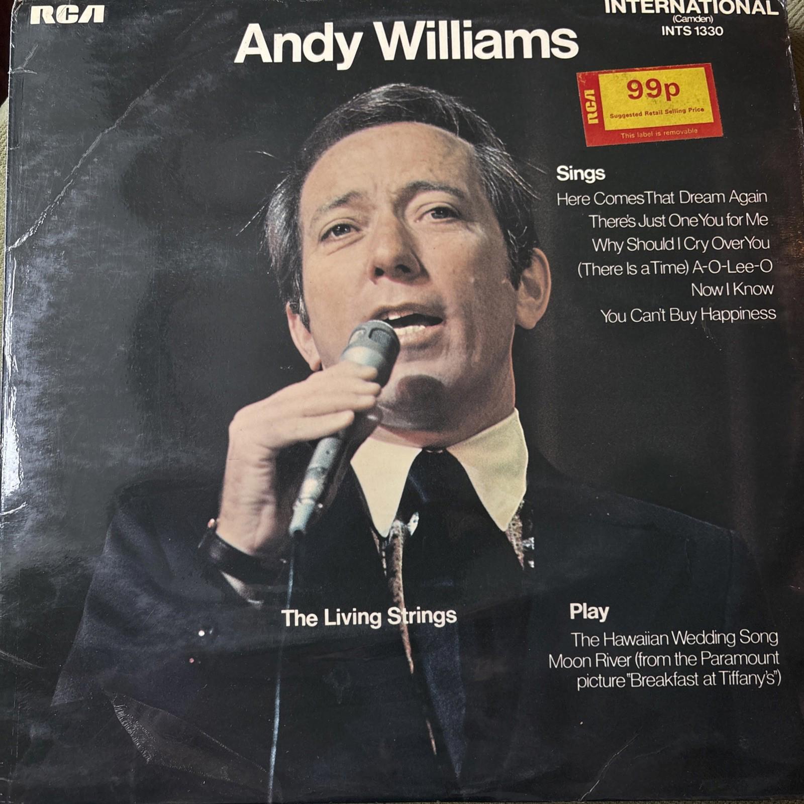 Andy Williams International LP Album Vinyl Record Acrs 5534 1972