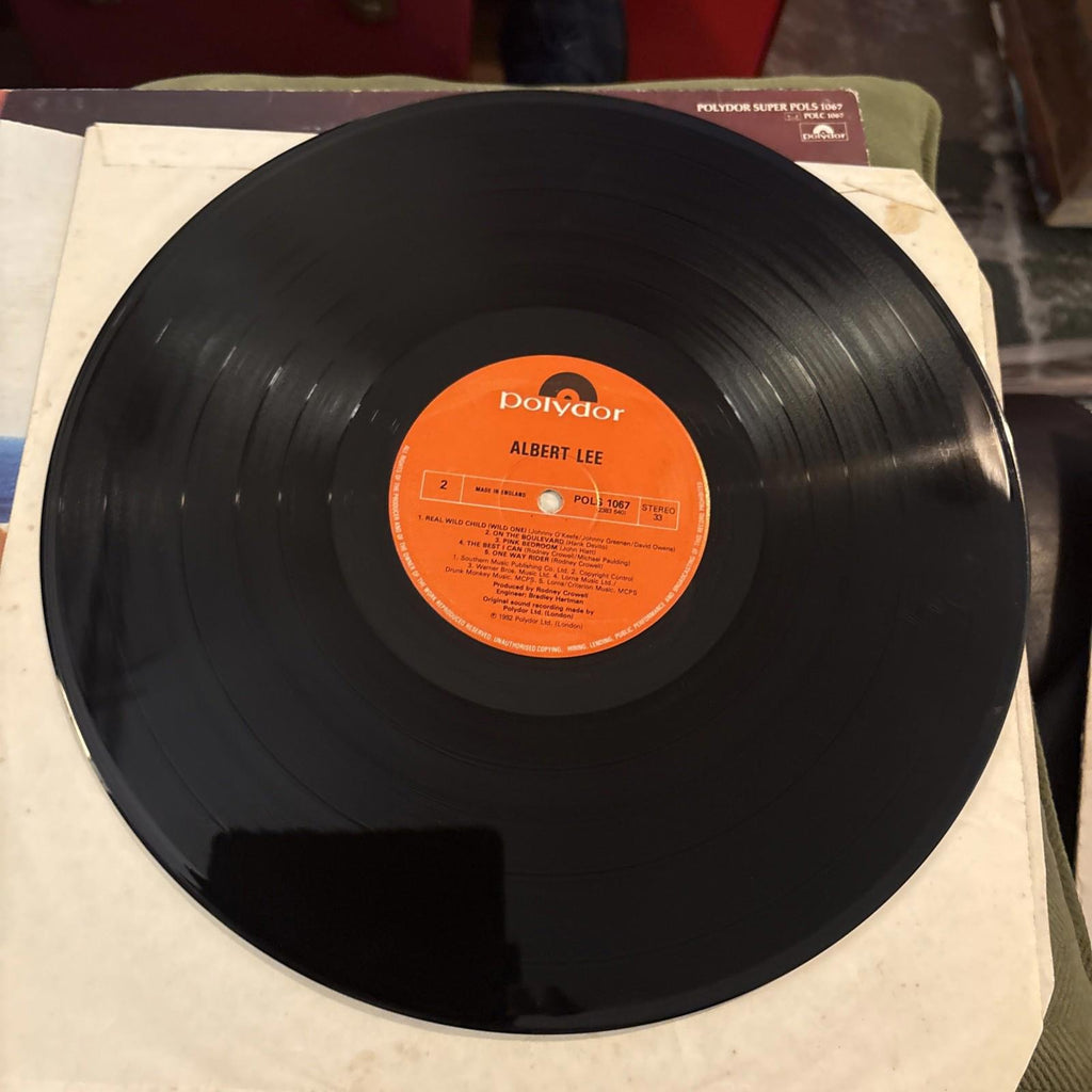 Albert Lee Self Titled Vinyl Record EX/VG+ POLS1067 1982