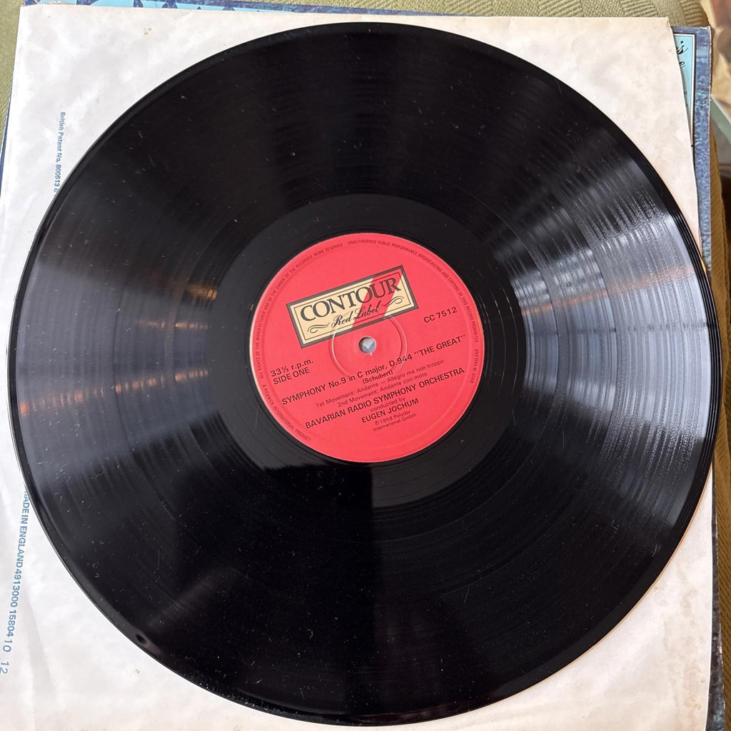 12” Vinyl Record-SCHUBERT Great C Major Symphony,Bavarian Symphony Orchestra