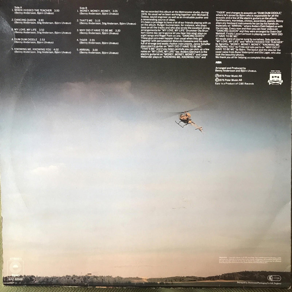 ABBA Arrival Album 1976 Vinyl LP Record excellent